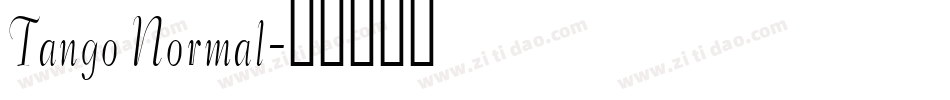 Tango Normal字体转换